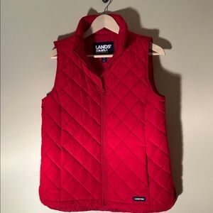Lands' End Quilted Vest - NWOT